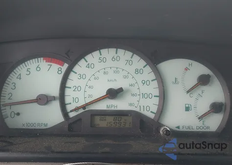 2003 Toyota Corolla Le z USA, uszkodzony, nr VIN JTDBR32EX30047579